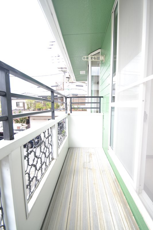 バルコニー　南向きのベランダ♪