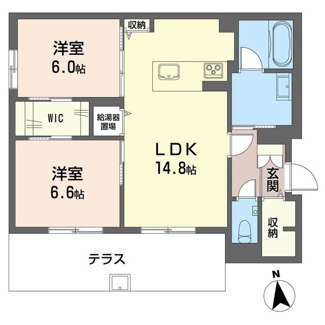 ポルターナIの間取り