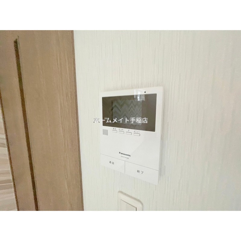 セキュリティ　モニター付きインターホンで安心です♪
