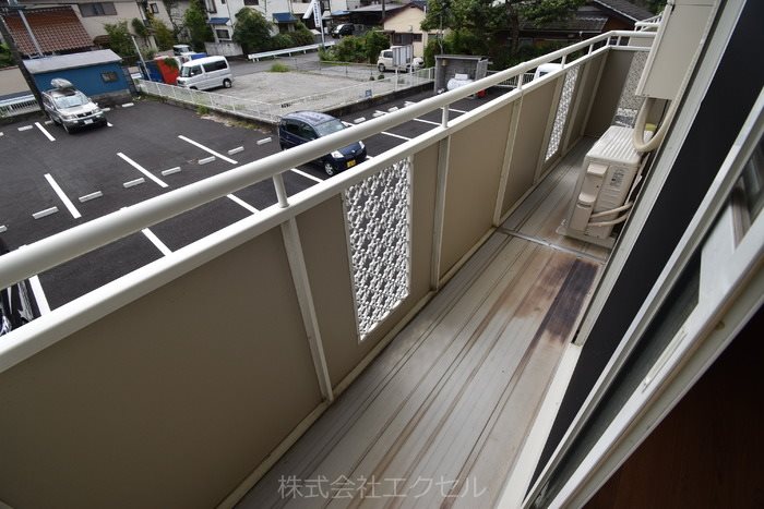 バルコニー　日当り良好です。