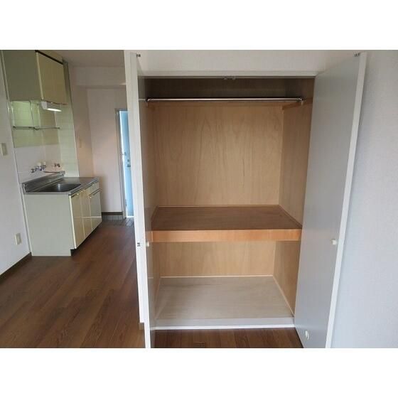 収納　写真は反転タイプのお部屋です