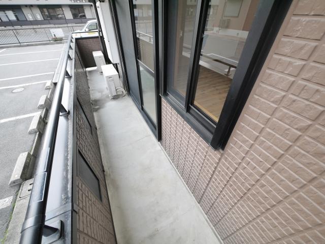バルコニー　落ち着いた時間を過ごせるバルコニーです