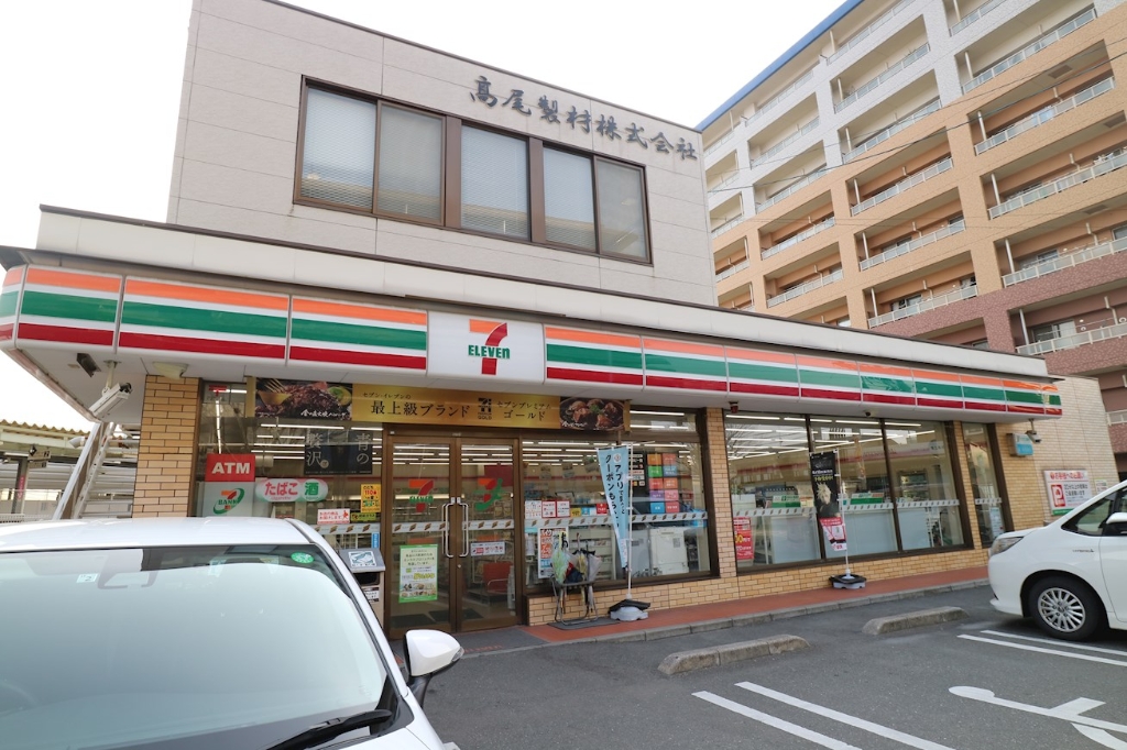 コンビニ　セブンイレブン 粕屋柚須駅前店（コンビニ）まで134m