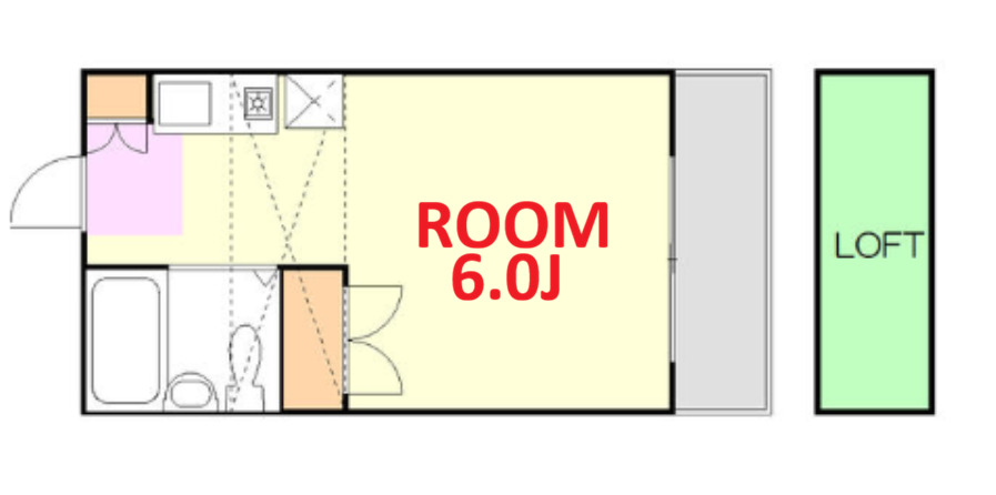 横浜市神奈川区羽沢南のアパートの間取り