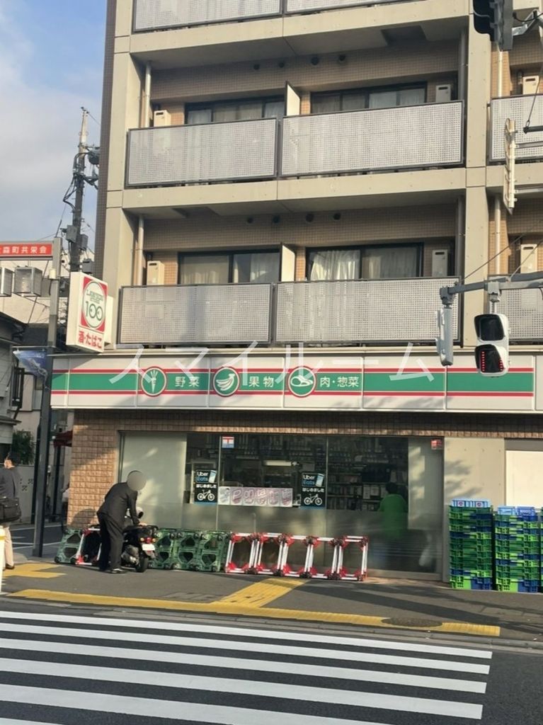 コンビニ　ローソンストア100大森西店（コンビニ）まで90m