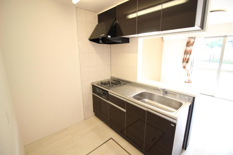 キッチン　2　カウンターキッチン　2口ガスコンロ、グリル付き