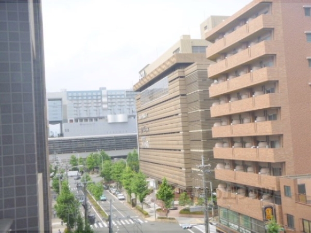 眺望　京都駅見えます。
