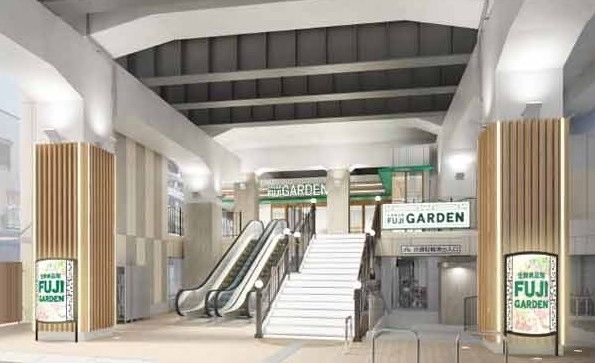 スーパー　富士ガーデン二子新地駅前店（スーパー）まで110m