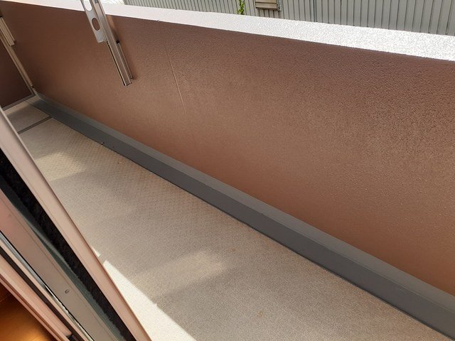 バルコニー　広々としたバルコニーです