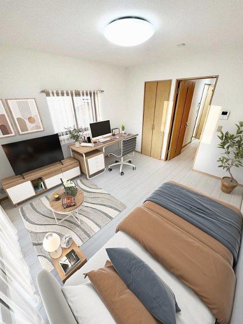 居室・リビング　家具家電配置例