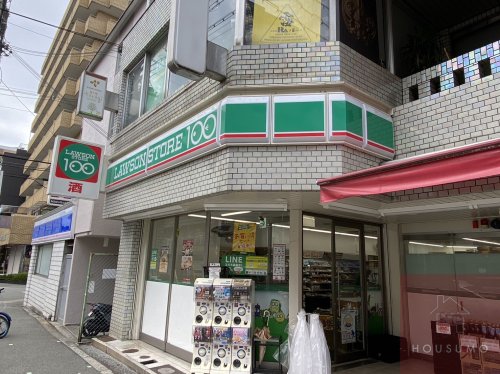 コンビニ　ローソンストア１００東淀川駅前店（コンビニ）まで300m