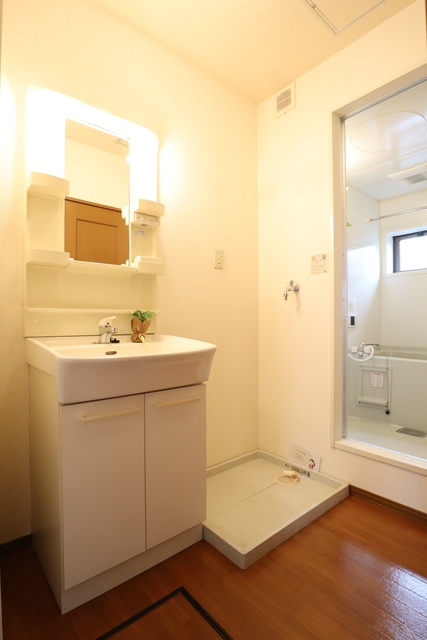 洗面設備　洗面所・室内洗濯機置き場になります