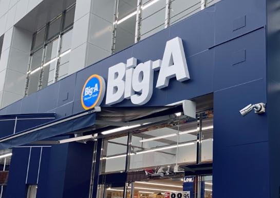 スーパー　ビッグ・エー足立谷中店（スーパー）まで402m