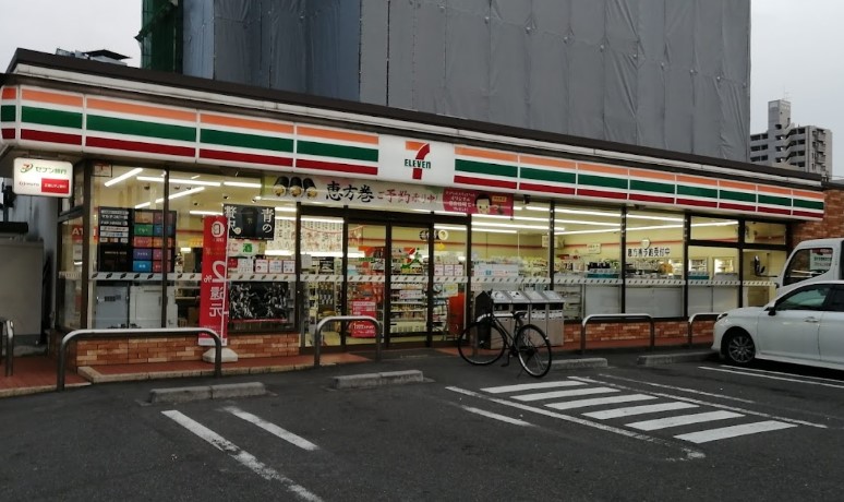 コンビニ　セブンイレブン 名古屋亀島2丁目店（コンビニ）まで516m
