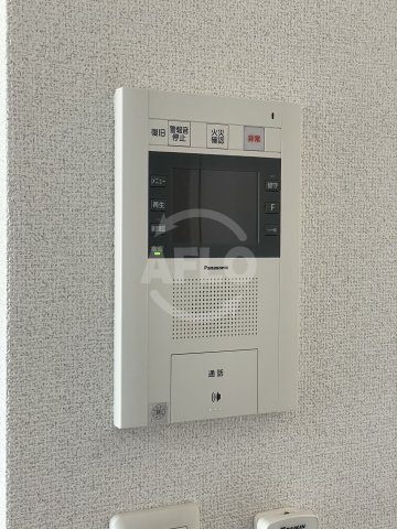 セキュリティ　レジデンス靭公園　モニター付きインターホン