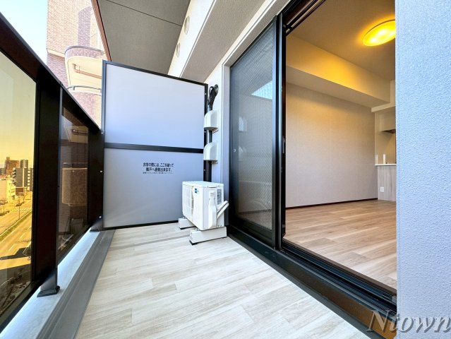 バルコニー　広々としたバルコニーです