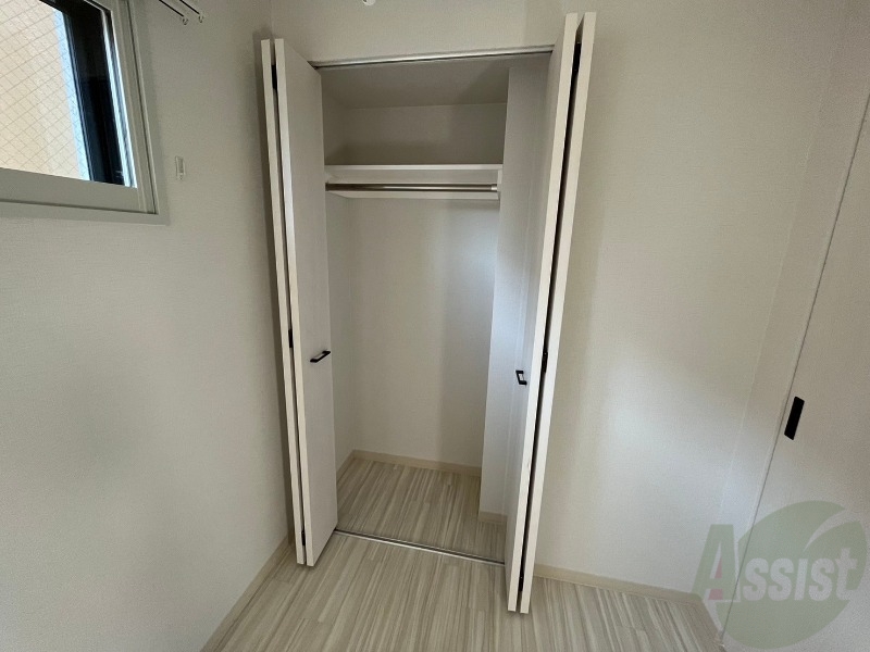 収納　クローゼットがありました。お洋服や荷物はここへ