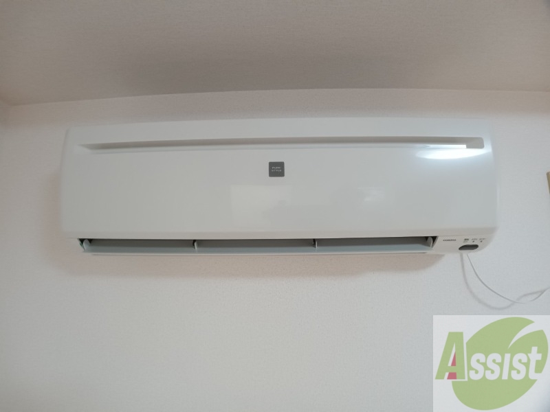 その他設備　エアコンが設置してありますので、寒暖対策もばっちり。