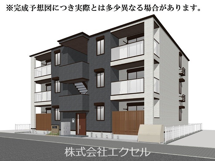 建物外観　完成予想図です。