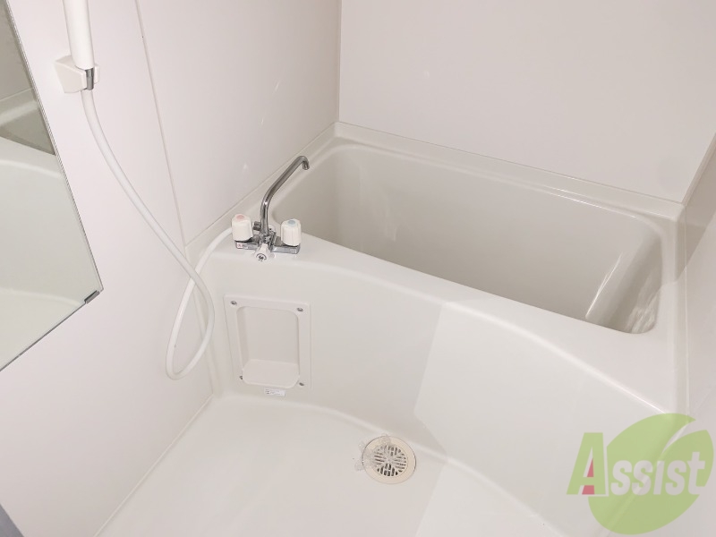 バス・シャワールーム　浴室はゆったりと浸かれるサイズ感になっていますね。
