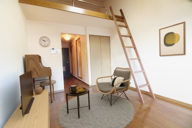 居室・リビング　※家具・家電はＣＧで合成しています