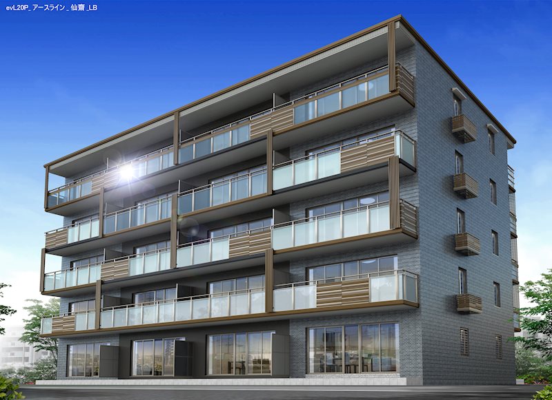 建物外観　建築中のため、イメージです。