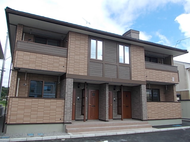 建物外観　全4戸なので全室とも角部屋のアパートになります