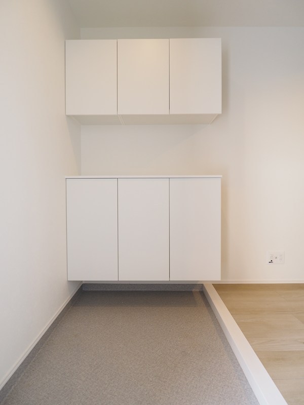 玄関　大容量のシューズボックスあります。