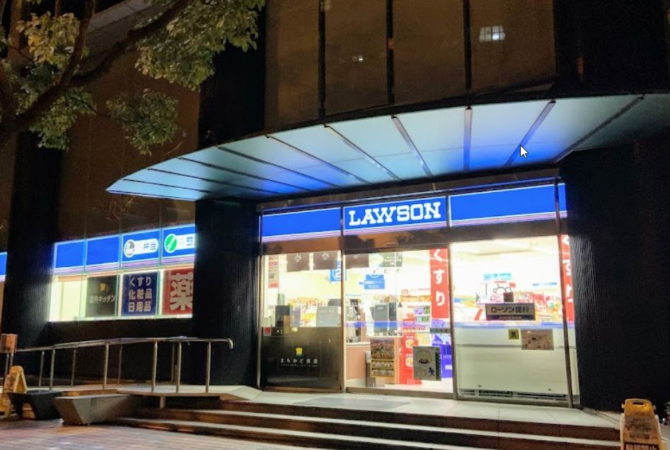 コンビニ　ローソン 江戸堀センタービル店（コンビニ）まで434m