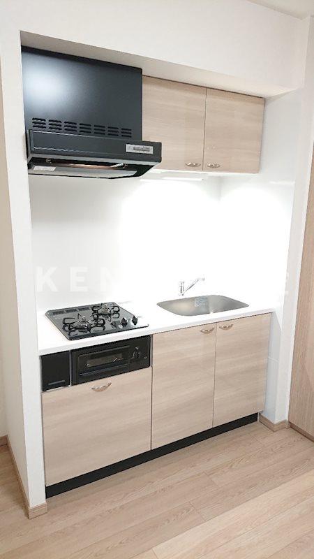 キッチン　コンパクトなキッチンで掃除もラクラク