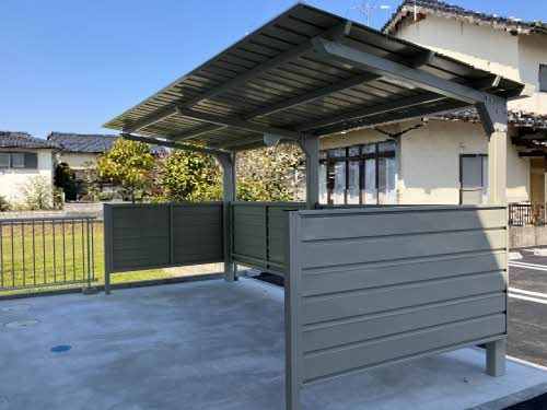 建物外観　駐輪場