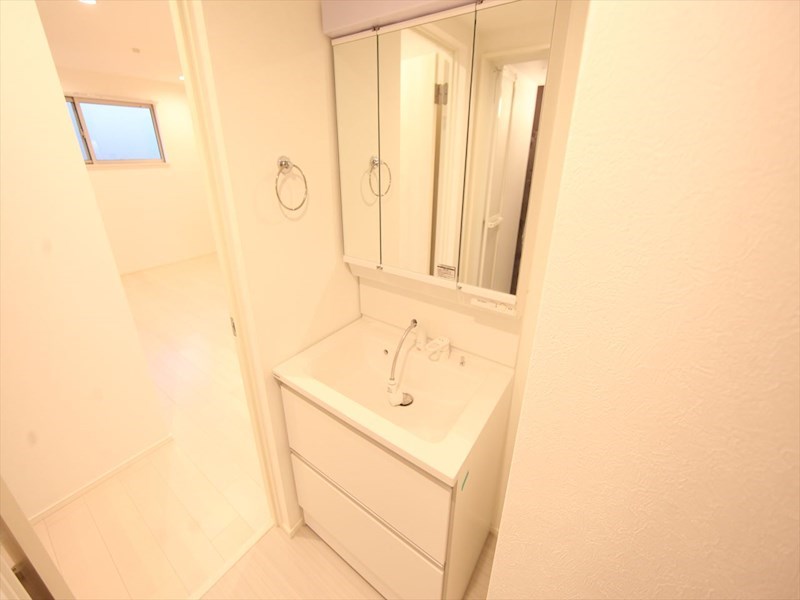 洗面設備　脱衣所　独立洗面台（シャンプードレッサー付）同型写真