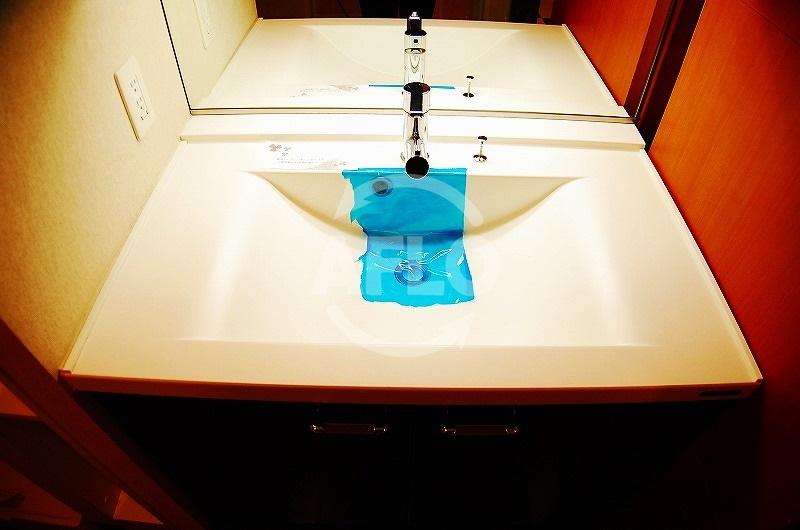 洗面設備　CITY SPIRE桜川I　おしゃれな洗面台