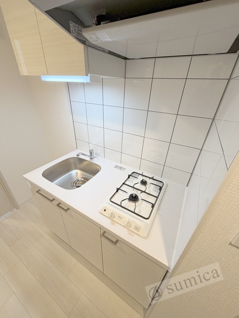 キッチン　２口システムキッチンでお料理楽しく♪♪