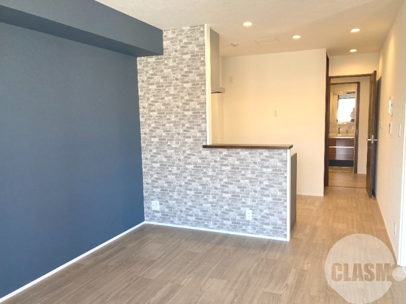 居室・リビング　お話しながらお料理できます♪