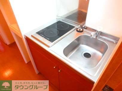 キッチン　2口電気コンロ