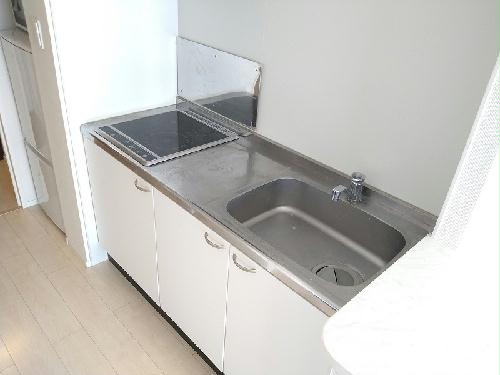 キッチン　シンク広めのため料理快適です♪