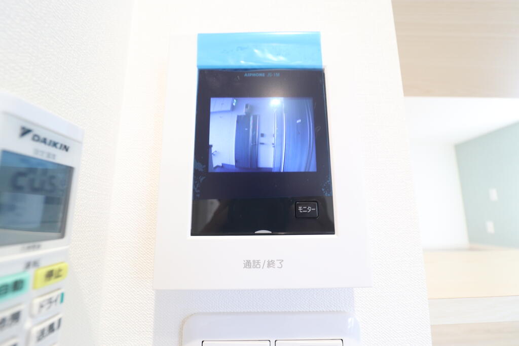 セキュリティ　モニター付きで安心