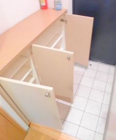 玄関　明るい玄関です