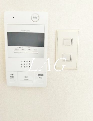 セキュリティ　モニター付インターホンです。