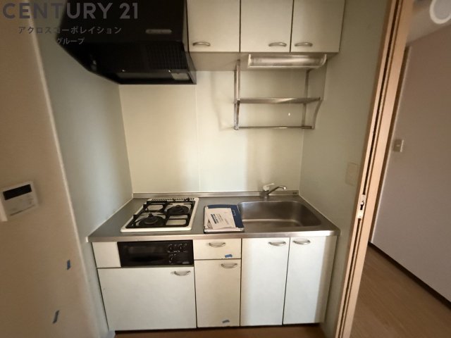 キッチン　2口IHコンロで火を使わず、料理初心者の方にもおすすめです！