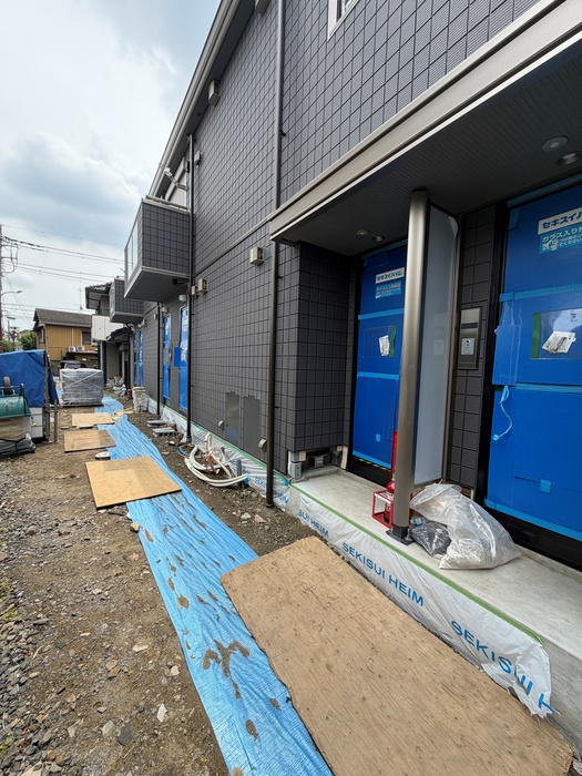 建物外観　建築中