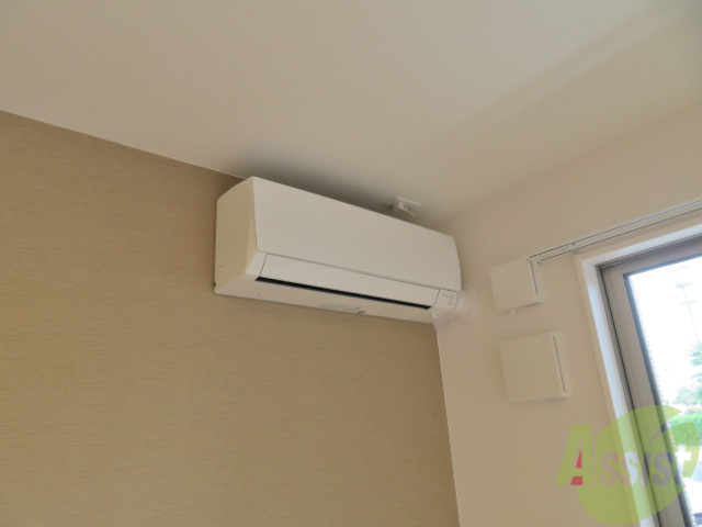 その他設備　エアコンが付いているので夏も冬も快適に暮らせます。