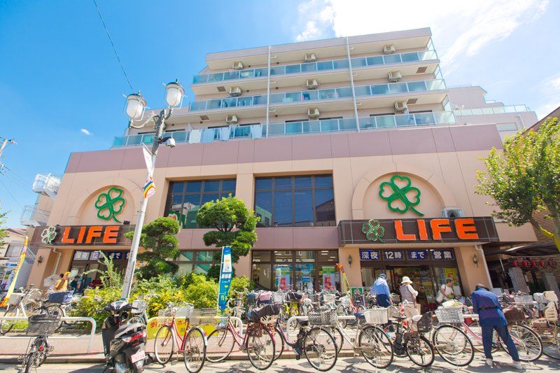 スーパー　ライフ武蔵小山店（スーパー）まで377m