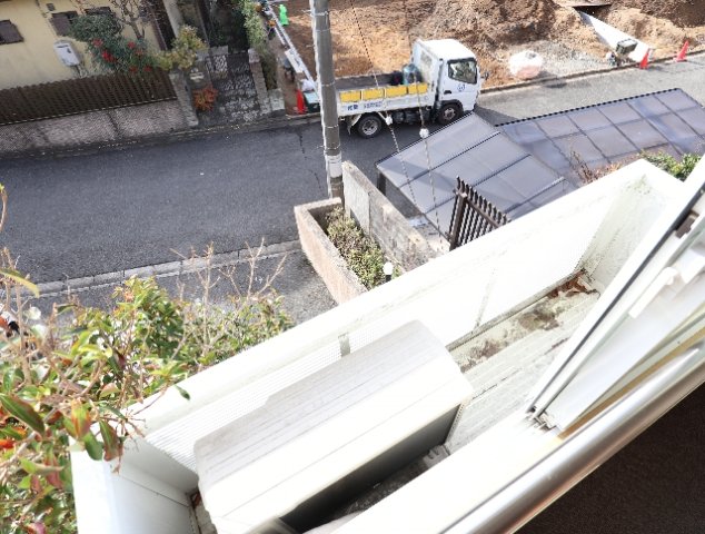 バルコニー　広々としたバルコニーです