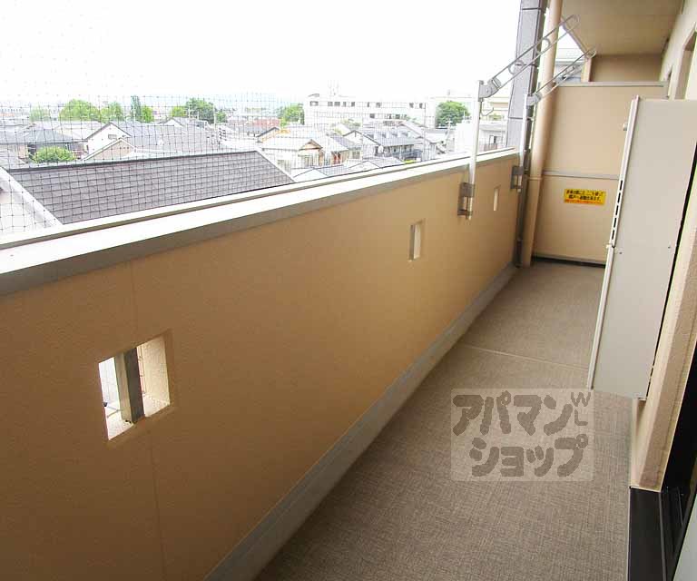 バルコニー　４０２号室の写真です。