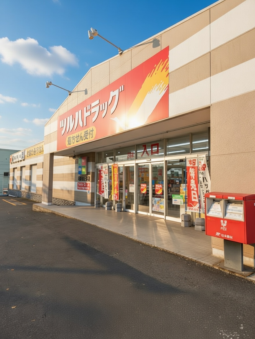 ドラックストア　ツルハドラッグ月寒東2条店（ドラッグストア）まで908m
