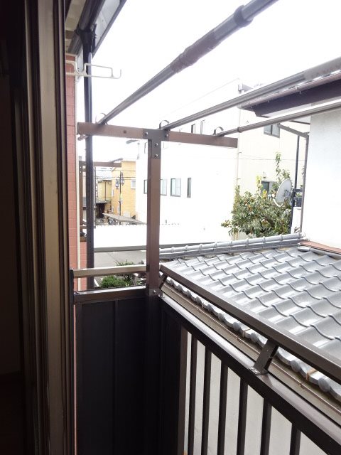 バルコニー　写真は16号室です（参考）