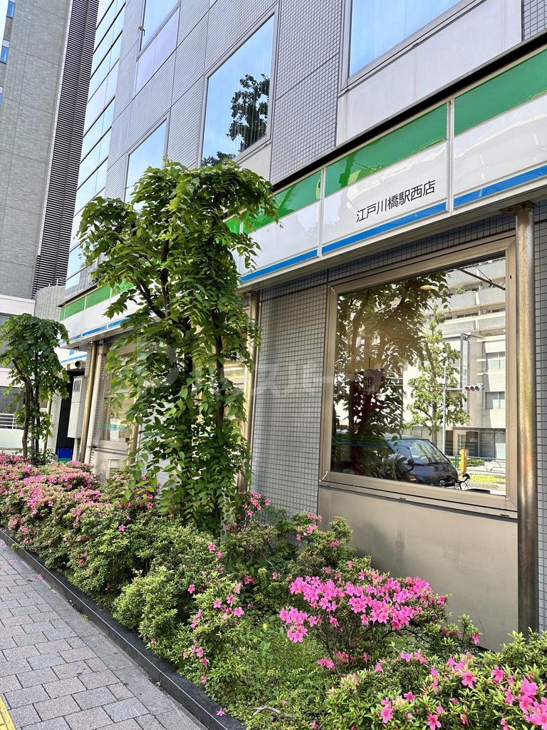 コンビニ　ファミリーマート江戸川橋駅西店（コンビニ）まで50m