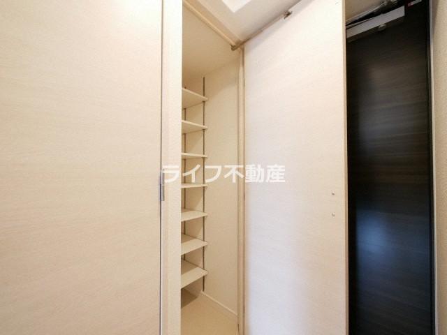 収納　収納があります